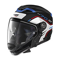 Nolan N70.2 Gt 06 Flywheel N-com Blu Bianco