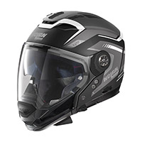 Nolan N70.2 Gt 06 Switchback N-com Black White