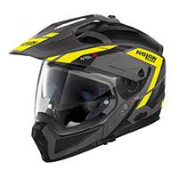 Nolan N70.2X casque modulaire Grandes Alpes N-Com noir jaune