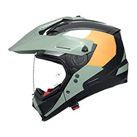 Nolan N70.2x 06 Selvado Helmet Green Orange