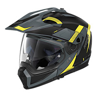 Nolan N70.2x 06 Skyfall N-com Helmet Yellow