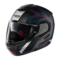 Nolan N90.3 06 Laneway N-Com noir mat rouge