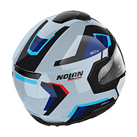 ノーラン N90.3 06 ライトハウス N-Com ヘルメット ブルー - 3