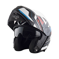 Casco Modulare Nos Ns-15f Tenax Rosso Blu