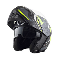 Casco Modulare Nos Ns-15f Tenax Giallo Opaco