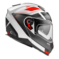 Casco modular Premier Delta Evo AS 2 BM blanco rojo - 4