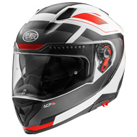 Premier Delta As 2 Bm Modular Helmet White Red