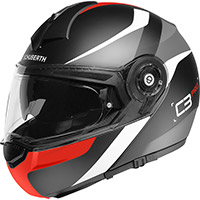 Casque Modulaire Schuberth C3 Pro Sestante Rouge