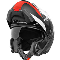 Schuberth C3 Pro Sestante Modular Helmet Red - 2