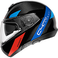 Schuberth C4 Pro Carbon 3K Avio Helm blau
