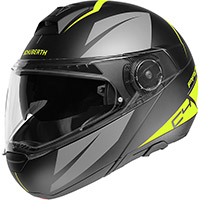 Schuberth C4 Pro Merak Modular Helmet Yellow