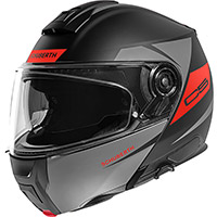 Casco modular Schuberth C5 Eclipse rojo