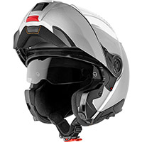シューベルトC5モジュラーヘルメット光沢シルバー - 2