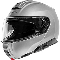 Casco modular Schuberth C5 plata brillo