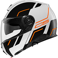 Casco modular Schuberth C5 Master naranja - 3