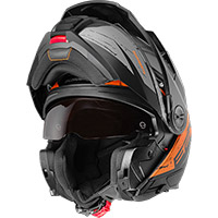 Casco modular Schuberth E2 Explorer naranja