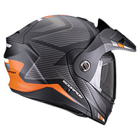 スコーピオンADX-2カミノモジュラーヘルメットブラックオレンジ - 3