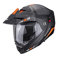 Casque Modulaire Scorpion ADX-2 Camino negro naranja