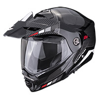 Casco Modulare Scorpion Adx-2 Camino Nero Argento