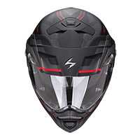 Casque Modulaire Scorpion ADX-2 Carrera noir rouge - 3