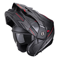 Scorpion Adx-2 Carrera Modular Helmet Black Silver
