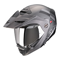 Casco Modulare Scorpion Adx-2 Galane Argento