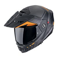 Casco Modulare Scorpion Adx-2 Lewis Arancio Opaco