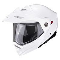 スコーピオンADX-2ソリッドモジュラーヘルメットホワイト