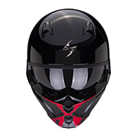 Scorpion Covert X Tanker Helmet Black Red