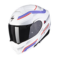 スコーピオン Exo 930 マルチ ヘルメット ホワイト ブルー レッド
