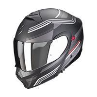 Casco Scorpion Exo 930 Multi Nero Opaco Argento