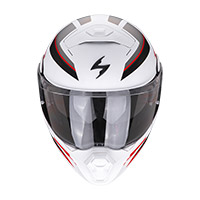 Scorpion Exo 930 Navig Modular Helmet White Red