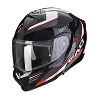 Scorpion Exo 930 Navig Modular Helmet Black Red