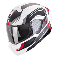 Scorpion Exo 930 Evo Sikon Helmet White Red