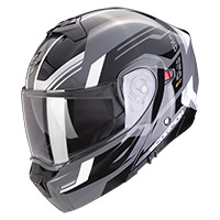 Scorpion Exo 930 Evo Sikon Helmet Grey Black