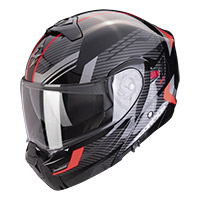 Scorpion Exo 930 Evo Sikon ヘルメット ブラック レッド