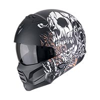 Casco Scorpion Exo Combat 2 Genesis Nero Opaco