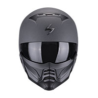 Casco Scorpion EXO Combat 2 Graphite gris - 2