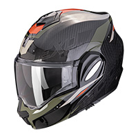 Casco Scorpion Exo Tech Evo Carbon Rover Verde