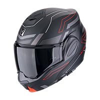 Casco Scorpion Exo Tech Evo Conquer Rosso