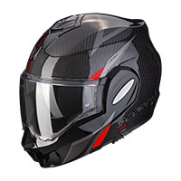 Casco Scorpion Exo Tech Evo Carbon Top Rosso