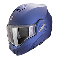 Scorpion Exo Tech Evo Pro Solid Helmet Blue Matt