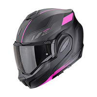 Scorpion Exo Tech Evo Socius Helmet Grey Red