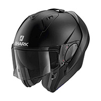 Casco Modulare Shark Evo ES Blank Mat nero
