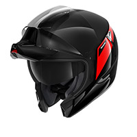 Casco Modulare Shark Evo Jet Karonn Mat Rosso Nero