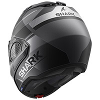 Shark Evo Gt Tekline Mat Modular Helmet Grey Black