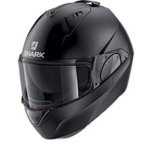 Shark Evo Es Blank Mat Modular Helmet Black