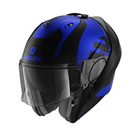 Casco Modulare Shark Evo Es Endless Mat Blu Nero