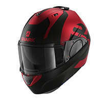 Casque Modulaire Shark Evo Es Endless Mat rouge noir - 2