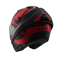 Casque Modulaire Shark Evo Es Endless Mat rouge noir - 3